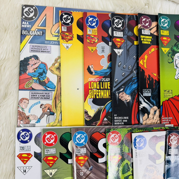 Superman Action Comics 600 710-738 Lot Superman Blue Vs Joker - Picture 2 of 6